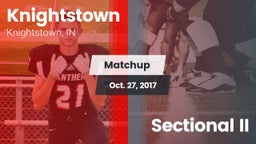 Matchup: Knightstown vs. Sectional II 2017