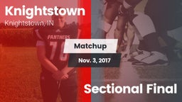 Matchup: Knightstown vs. Sectional Final 2017