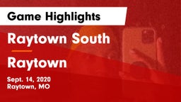 Raytown South  vs Raytown  Game Highlights - Sept. 14, 2020