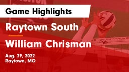 Raytown South  vs William Chrisman  Game Highlights - Aug. 29, 2022