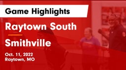 Raytown South  vs Smithville  Game Highlights - Oct. 11, 2022