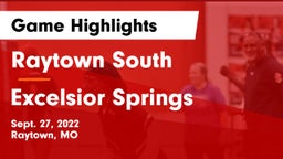 Raytown South  vs Excelsior Springs  Game Highlights - Sept. 27, 2022