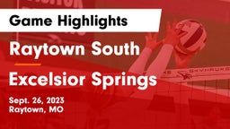 Raytown South  vs Excelsior Springs  Game Highlights - Sept. 26, 2023