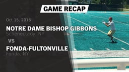 Recap: Notre Dame Bishop Gibbons  vs. Fonda-Fultonville  2016