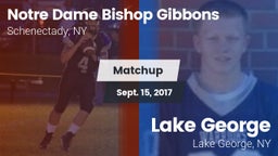 Matchup: Notre Dame Bishop Gi vs. Lake George  2017