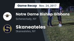 Recap: Notre Dame Bishop Gibbons  vs. Skaneateles  2017