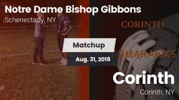 Matchup: Notre Dame Bishop Gi vs. Corinth  2018