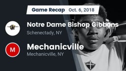 Recap: Notre Dame Bishop Gibbons  vs. Mechanicville  2018