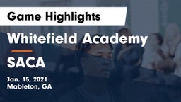 Whitefield Academy vs SACA Game Highlights - Jan. 15, 2021
