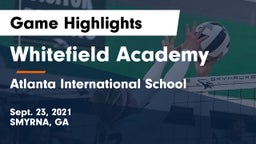 Whitefield Academy vs Atlanta International School Game Highlights - Sept. 23, 2021