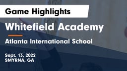 Whitefield Academy vs Atlanta International School Game Highlights - Sept. 13, 2022