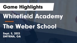 Whitefield Academy vs The Weber School Game Highlights - Sept. 5, 2023