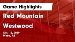 Red Mountain  vs Westwood  Game Highlights - Oct. 16, 2019