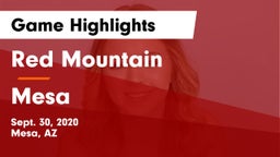 Red Mountain  vs Mesa  Game Highlights - Sept. 30, 2020