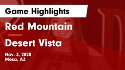 Red Mountain  vs Desert Vista  Game Highlights - Nov. 3, 2020