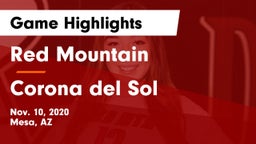 Red Mountain  vs Corona del Sol  Game Highlights - Nov. 10, 2020