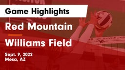 Red Mountain  vs Williams Field  Game Highlights - Sept. 9, 2022