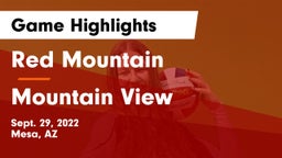 Red Mountain  vs Mountain View  Game Highlights - Sept. 29, 2022