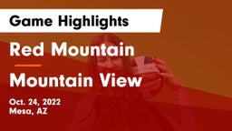 Red Mountain  vs Mountain View  Game Highlights - Oct. 24, 2022