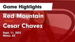 Red Mountain  vs Cesar Chavez Game Highlights - Sept. 11, 2023