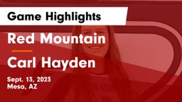 Red Mountain  vs Carl Hayden Game Highlights - Sept. 13, 2023