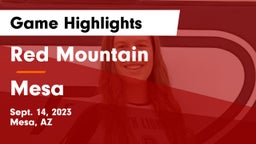 Red Mountain  vs Mesa Game Highlights - Sept. 14, 2023