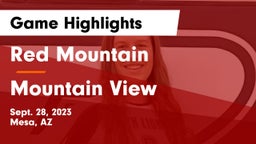 Red Mountain  vs Mountain View  Game Highlights - Sept. 28, 2023