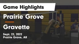 Prairie Grove  vs Gravette  Game Highlights - Sept. 22, 2022