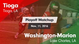 Matchup: Tioga vs. Washington-Marion  2016