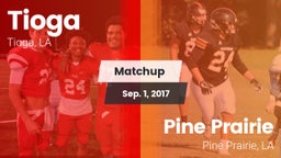 Matchup: Tioga vs. Pine Prairie  2017