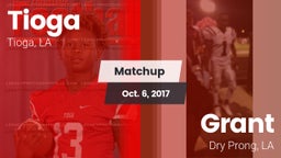 Matchup: Tioga vs. Grant  2017