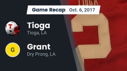 Recap: Tioga  vs. Grant  2017