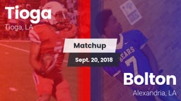 Matchup: Tioga vs. Bolton  2018