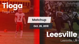 Matchup: Tioga vs. Leesville  2018