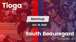 Matchup: Tioga vs. South Beauregard  2020