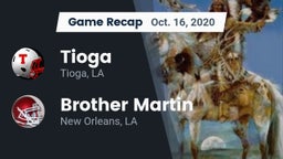 Recap: Tioga  vs. Brother Martin  2020