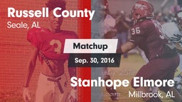 Matchup: Russell County vs. Stanhope Elmore  2016