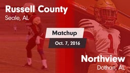 Matchup: Russell County vs. Northview  2016