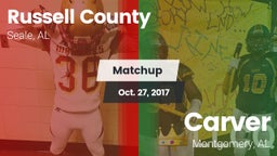 Matchup: Russell County vs. Carver  2017