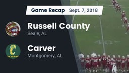 Recap: Russell County  vs. Carver  2018