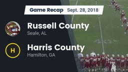 Recap: Russell County  vs. Harris County  2018
