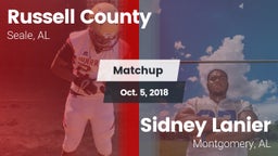 Matchup: Russell County vs. Sidney Lanier  2018
