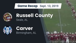 Recap: Russell County  vs. Carver  2019