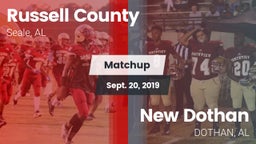 Matchup: Russell County vs. New Dothan  2019