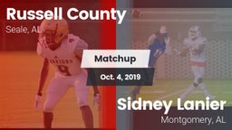 Matchup: Russell County vs. Sidney Lanier  2019