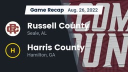 Recap: Russell County  vs. Harris County  2022