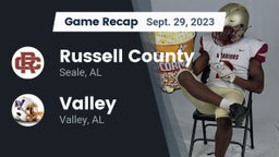Recap: Russell County  vs. Valley  2023