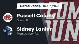 Recap: Russell County  vs. Sidney Lanier  2023