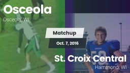 Matchup: Osceola vs. St. Croix Central  2016