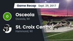 Recap: Osceola  vs. St. Croix Central  2017